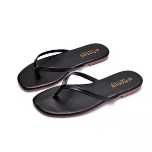 2021 Mới PU Dép Xỏ Ngón Nữ Đi Biển Flipflops Đế PVC Mềm Chống Trơn Trượt Đế Bằng Nhẹ Mùa Hè Phụ Kiện Nữ - Product Image 5