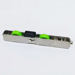 Poulie de <span class=keywords><strong>porte</strong></span> <span class=keywords><strong>coulissante</strong></span> creuse longue à deux roues accessoires de quincaillerie de <span class=keywords><strong>porte</strong></span> de fenêtre en acier - Product Image 4