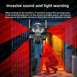 Ffvideo 5ptz 25mp siêu HD 5 ống kính 5 Màn hình máy ảnh ngoài trời không dây con người theo dõi <span class=keywords><strong>WIFI</strong></span> <span class=keywords><strong>IP</strong></span> CCTV Mạng giám sát an ninh máy ảnh - Product Image 4