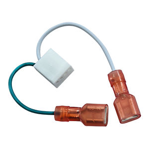 ชุดสายเคเบิลประกอบพร้อมขั้วต่อ Molex KK 254 แบบ 4 ขา พร้อมขั้วต่อแบบ Spade แบบกดเย็น 2 ตัว สำหรับงานยานยนต์และอุปกรณ์อิเล็กทรอนิกส์ - Product Image 1