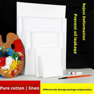 <span class=keywords><strong>Toile</strong></span> vierge en coton 100% tendue, vente en gros d'usine, 16x20 pouces, taille personnalisée pour peinture à l'huile et acrylique - Product Image 2