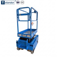 Mini-élévateur à ciseaux électrique compact de haute qualité 3m 240kg pour chantiers de construction restreints Livraison rapide