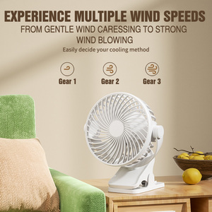 Ventilador de Mano Mini con Clip, Recargable por USB, Silencioso, Ventilador Eléctrico de Escritorio, Ventiladores Pequeños para Dormitorio de Estudiantes - Product Image 5
