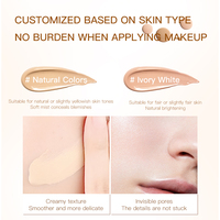 Vente en gros d'extrait de Cordyceps nouveau style fond de teint liquide hydratant dissimulant avec acide hyaluronique pour le maquillage du visage