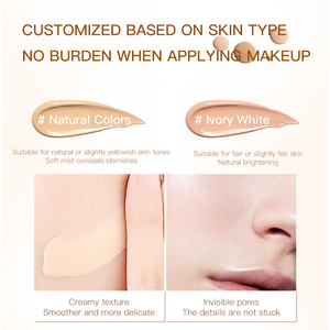 Base de maquillaje facial <span class=keywords><strong>con</strong></span> extracto de Cordyceps de nuevo estilo al por mayor, base líquida hidratante correctora <span class=keywords><strong>con</strong></span> ácido hialurónico - Product Image 4