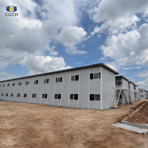 CGCH Container House Labor Camp Prefabricato in Acciaio, Edifici Prefabbricati per Alloggi per il Tempo Libero, per Cantieri Edili nel Deserto - Product Image 1