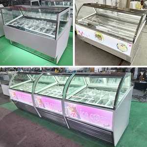 Exhibidor de Helados, Vitrina Congeladora para Paletas Heladas, Congelador Pequeño para Gelato en Venta - Product Image 2