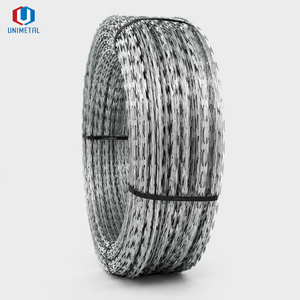 Contractor Grade Double Helix <strong>Razor</strong> <strong>Wire</strong> 30-110cm Coil Diameter For Commercial Complex Perimeter - Product Image 1