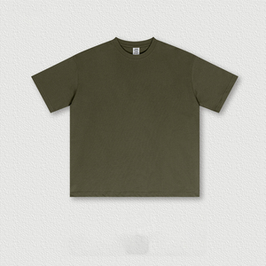 T-shirts à manches courtes en coton 100% de haute qualité, tricotés, surdimensionnés, 230 g/m², 30 couleurs, S2501 - Product Image 4