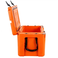 Glacière rotomoulée 35QT résistante à l'eau avec glacière isotherme robuste 7 jours et ouvre-bouteille pour le camping