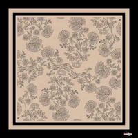 Tuiles de Mahjong Américaines Paon Victorien, Motif Flora Vintage, Ornement Joker, Dos en Écaille de Tortue, Bordure Violette, Jeu de Mahjong de Luxe, Cadeau