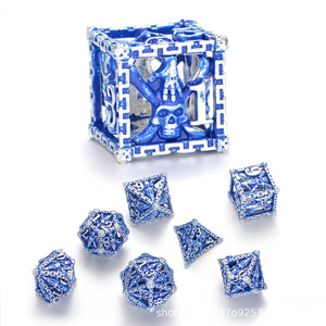 Cheson D20 Polyhedral RPG Board & Digital Games DND Dungeons & Dragons Kesulu DND Coc Metal Running Group Dice Jouets promotionnels - Product Image 2