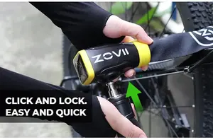 Preço barato Soocter Bike Lock 120Db Alarme Anti Roubo Segurança Alarme Bicicleta Cadeia Smart Lock Bike Chain
