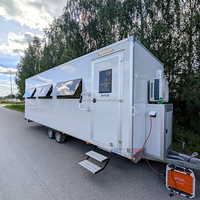 Remorque de bureau mobile fermée à vendre – Conforme aux normes américaines et australiennes – Remorque de bureau de luxe portable pour chantier de construction