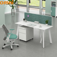 OMNI Table de bureau de travail à cadre métallique à vent simple pour petit ordinateur pour bureau à domicile