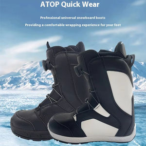 Scarponi da Snowboard Quick-Step-in ATOP con Cavo in Acciaio per Adulti e Bambini Impermeabili Antiscivolo Caldi per Attività Invernali all'Aperto - Product Image 6