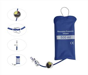 Sacca per infusione manuale riutilizzabile da 500 ml con manometro aneroide - Product Image 6