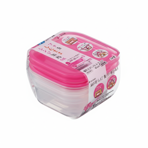 Inomata 90ml contenitore quadrato per alimenti confezione da 3 - Product Image 1