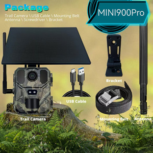กล้องติดตามสัตว์ป่า Mini900Pro ความละเอียด 2160P รองรับ 4G LTE ใช้พลังงานแสงอาทิตย์ กันน้ำ พร้อมแอปควบคุมและอุปกรณ์ยึดติดต้นไม้ - Product Image 5