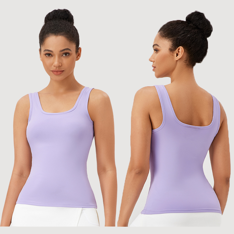 Quick-Dry Sleeveless Lady One Piece Custom Sports Yoga Fitness High Quality Gym Workout Plus Size Top For Women