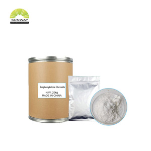 Polvo de glucósido SUNWAY grado cosmético 99.5% Raspberryketone para <span class=keywords><strong>crema</strong></span> de loción de esencia - Product Image 2