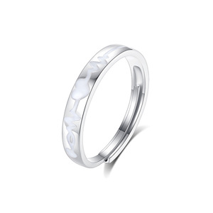 Cincin Fluorescent <span class=keywords><strong>Heartbeat</strong></span> <span class=keywords><strong>Couple</strong></span>, Cocok untuk Semua, Perak Sterling S925 Premium, Perhiasan Terbuka yang Menawan, Cocok untuk Pernikahan dan Pesta - Product Image 6