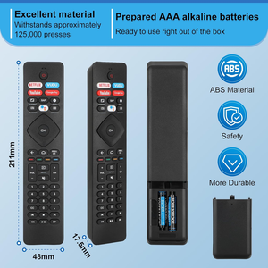Para <span class=keywords><strong>Philips</strong></span> TV Control remoto RF402A con control de voz Teclado de silicona Código fijo para <span class=keywords><strong>proyector</strong></span> y decodificador para uso doméstico - Product Image 6
