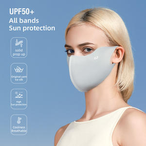Masque facial en soie glacée personnalisé GOLOVEJOY XKZ62, mode estivale, frais, respirant, masque de sport, protection solaire UPF50+ - Product Image 3