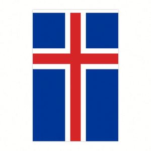 ธงไอซ์แลนด์ ผ้าโพลีเอสเตอร์ ธงชาติสำหรับตกแต่งงานวันเกิด งานเทศกาล - Product Image 2