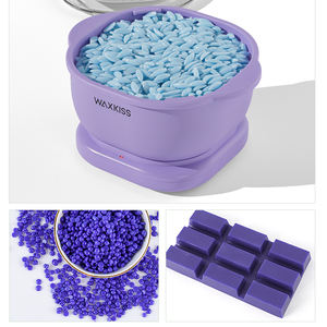 휴대용 실리콘 미니 왁스 히터 왁스 콩 가열 용 비 스틱 접이식 실리콘 왁스 냄비 - Product Image 5