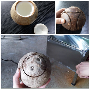 Cortador de Cáscara de Coco, Máquina para Abrir Cocos Frescos, Abridor de Cocos Verdes - Product Image 5