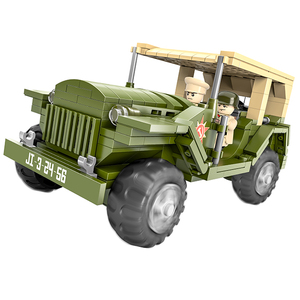 COGO Khối Xây Dựng Xe Tải Mô Hình Chiến Đấu Đồ Chơi Khối Xây Dựng Giáo Dục Trẻ Em - Product Image 2