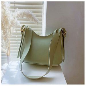 Sac à bandoulière pour femme I-0542 en cuir PU, fermeture éclair simple, 6 pouces, pour usage quotidien - Product Image 3