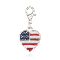 Pendentif drapeau national personnalisé bracelet en alliage collier porte-clés bijoux de mode pendentifs breloques