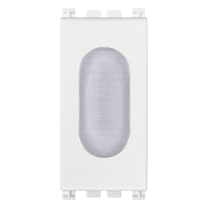 Luce diffusore bianca neutra, lunghezza 4,1 pollici, larghezza 2,8 pollici, altezza 5,3 pollici, luce indicatrice - Product Image 1