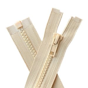 Cremallera de Resina Ecológica de Extremo Abierto # Deslizador de Bloqueo Automático de 5 y 60 cm, Fabricante Personalizado para Prendas, Chaquetas y Bolsos - Product Image 1