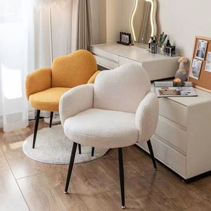 Bedroom lambskin chair study <b>computer</b> chair makeup cloud chair nail salon chair customer chair in nail salon manicure chair - Product Image 1