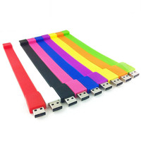 Memoria usb 128 de silicona, pulsera de promoción, memoria Usb 3,0, 2,0 gb, 32gb, 64gb