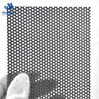Grille de haut-parleur en métal perforé alvéolé thermolaqué sur mesure, découpe et pliage de tôle perforée en acier inoxydable