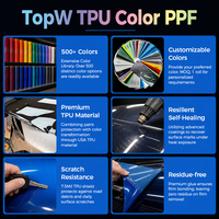 Film de protection de peinture (PPF) TPU 7,5 mil pour changement de couleur de voiture, anti-UV, plus de 500 couleurs, auto-réparant, OEM, 1,52*15M, garantie 10 ans, carte de couleurs gratuite
