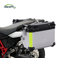 Boîte supérieure étanche en alliage d'aluminium RACEPRO 22L 26L 28L 35L 39L 45L 55L 65L 85L 100L Boîte à bagages de moto Boîte supérieure de moto