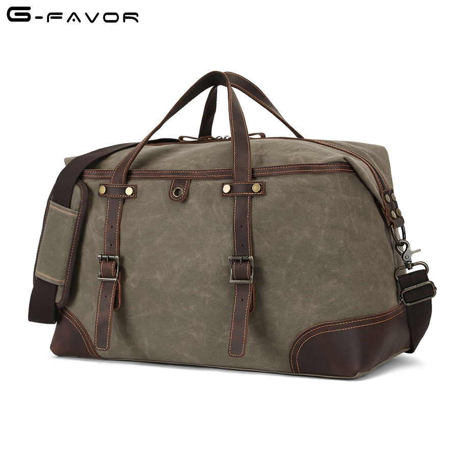 Borsone Vintage di lusso per campeggio borse da viaggio in tela di