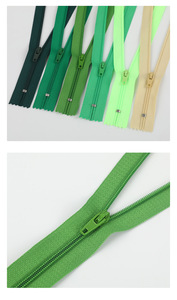 Fermeture éclair en nylon à glissière libre à verrouillage automatique, 5e taille, direct usine, délai d'échantillon de 7 jours pour vêtements, uniformes scolaires, manteaux pour femmes - Product Image 6