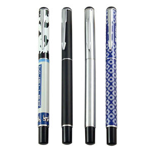 أقلام معدنية مطبوعة بشعار مخصص أقلام ترويجية للمدرسة مطبوعة بالألوان الكاملة حبر مجاني صديقة للميزانية أقلام توقيع علامة تجارية مخصصة - Product Image 3