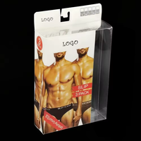 Coffret Cadeau de Sous-vêtements Boxers Haut de Gamme pour Hommes, Design Gaufré, Lamination Mate, Doublure Éponge, Fenêtre Biodégradable
