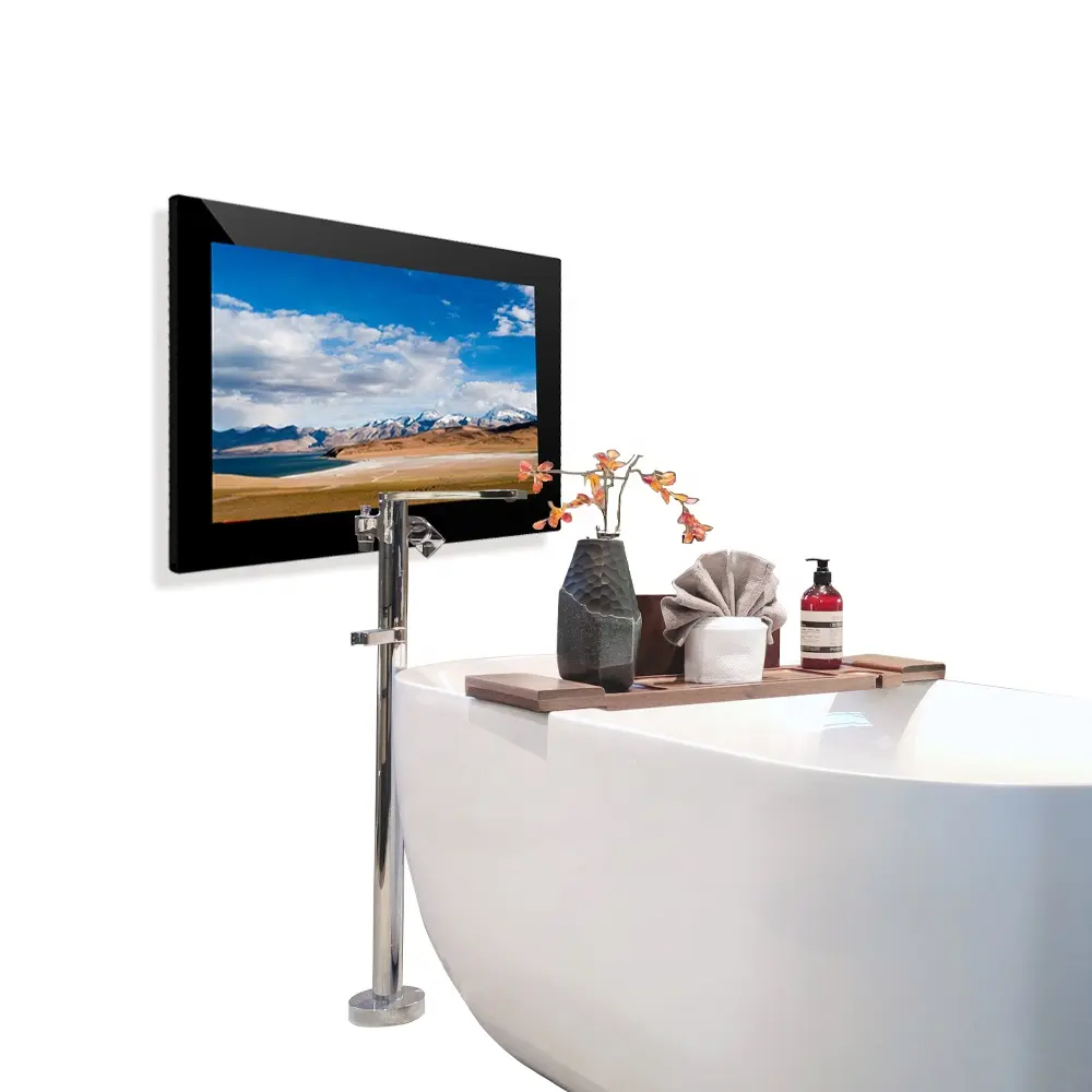 Hotel Salon Mirror Smart TV Tamaño personalizado Espejo 3D Baño a prueba de agua Espejo inteligente Televisión con luz