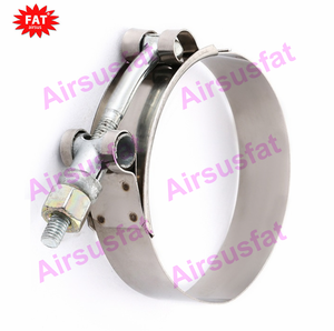 Colliers de serrage à boulon en T de 2.5 pouces en acier inoxydable 304 Colliers d'admission <span class=keywords><strong>turbo</strong></span> 63-71mm Plage réglable pour tuyaux de refroidissement en silicone - Product Image 3