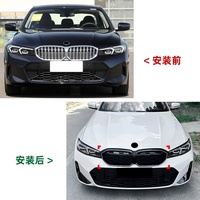 Adecuado para BMW Serie 3 G20 G21 2023+ Luz de flujo de estrellas LED de cielo nocturno con modificación de parrilla LED emisora de luz