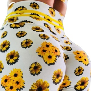 Mallas deportivas de cintura alta para mujer, Leggings de alta calidad, venta al por mayor, 2021 - Product Image 1