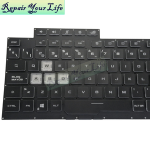 Sp Spaans Verlicht Laptop Toetsenbord Voor Asus Rog Strix G531 G 531g G531gt G15 <span class=keywords><strong>G512</strong></span> G512lv G512lw Toetsenbord - Product Image 6